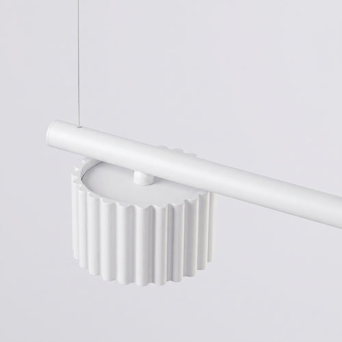 Sollux Lighting Kroonluchter AURA 4 wit Gx53 - 122x10x208cm