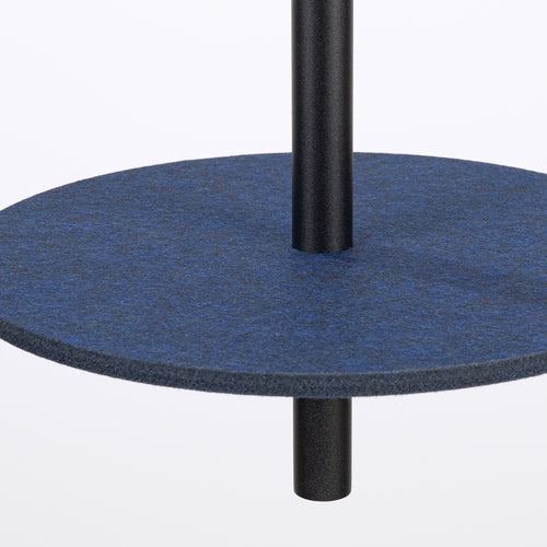 Sollux Lighting Hanglamp FELTRO 1 zwart/navy - 30x30x126cm