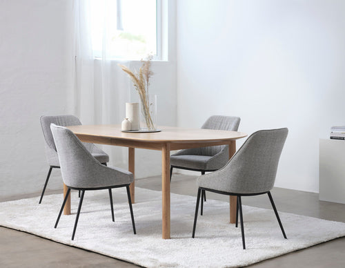 Rebellenclub Eetkamertafel Foxton - 280/190 x 100 cm - Eiken - vtwonen shop