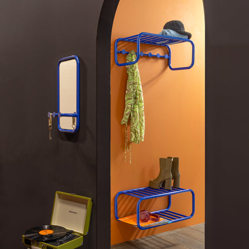 Spinder Design kapstok Retro Kapstok - Ultramarine - 6 haken - vtwonen shop