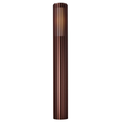 Nordlux buitenlamp Aludra - 1 lichts - 12.4  x 95   cm - bruin metallic