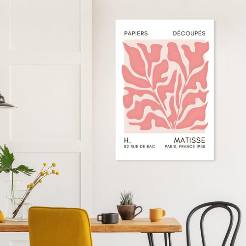 Artfulprints  Matisse – Seabed shapes taupe   poster A4 21x29.7 cm - vtwonen shop
