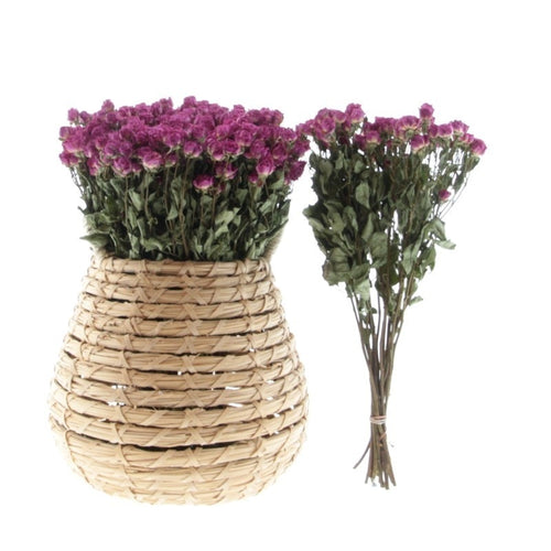 My Flowers.shop Tien gedroogde fuchsia trosrozen | Lengte 50 centimeter | Per bos te bestellen - vtwonen shop