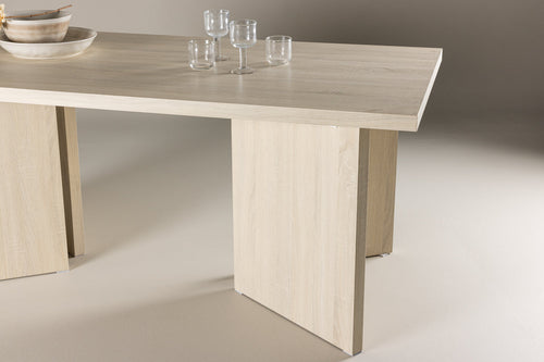 Rebellenclub Eetkamertafel Vimmerby - 180 x 90 cm - Whitewash - vtwonen shop