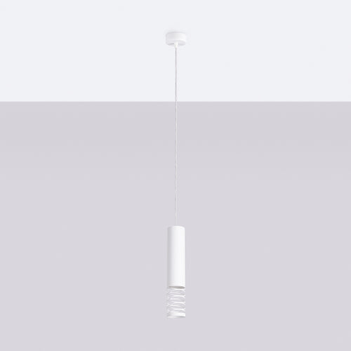 Sollux Lighting Hanglamp LAMI 1 wit - 8x8x125cm