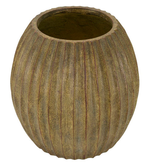 Groene magnesium vaas Ø 32x32,5 cm