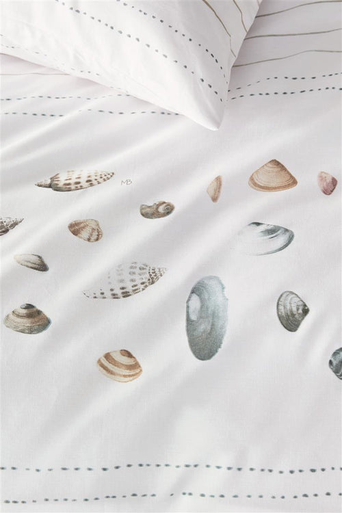 Marjolein Bastin dekbedovertrek Beach - 200x200/220 cm - naturel