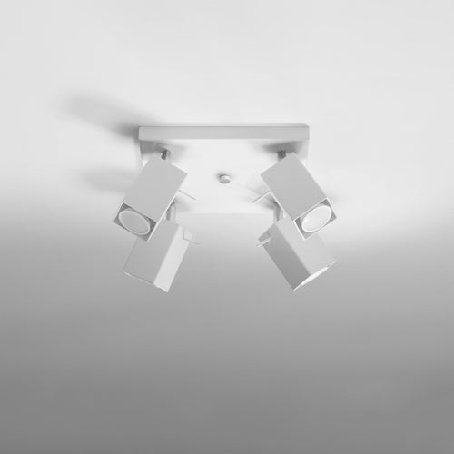 Sollux Lighting Plafondlamp MERIDA 4 wit - 25x25x16cm