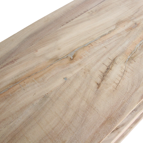 Limewash schoenenrek - FSC gerecycled hout - 90x35x76 cm