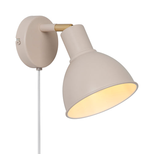 Nordlux Pop Wandlamp - Ø15,5cm - E27 - Beige