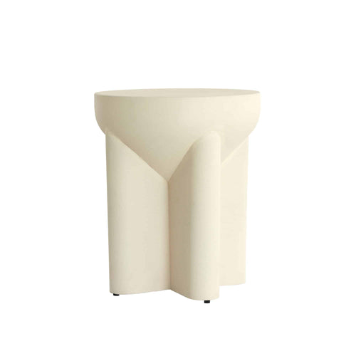 Light & Living bijzettafel Mikado - wit - Ø36cm - vtwonen shop