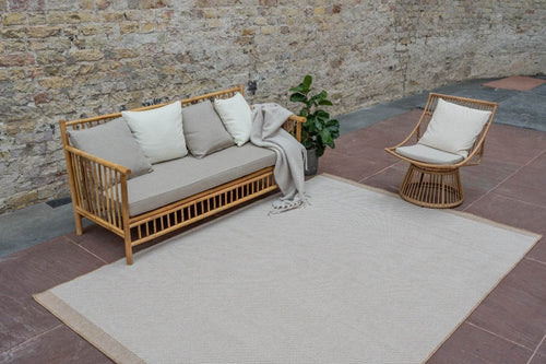 Interieur05 Jute buitenkleed Naturel Border - 200 x 290 cm - vtwonen shop