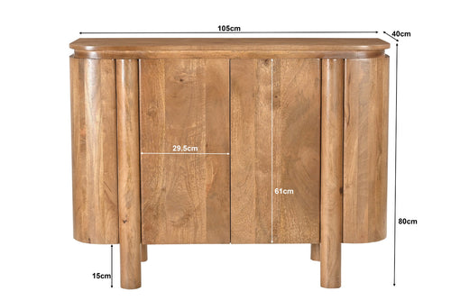 Livingfurn dressoir Salano - 105cm - bruin