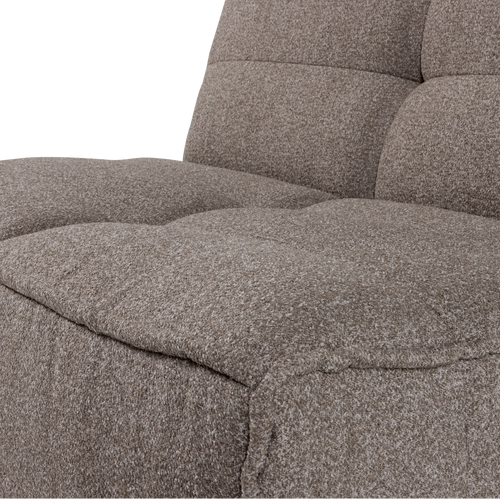 vtwonen 1-zits element Cluster - Bouclé - Middenbruin - 82x105x92