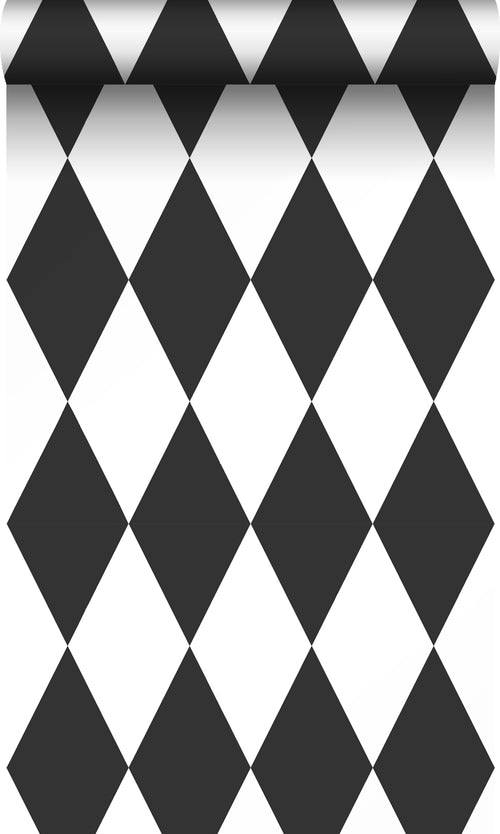Origin Wallcoverings behang ruiten zwart wit - 53 cm x 10.05 m - 347670