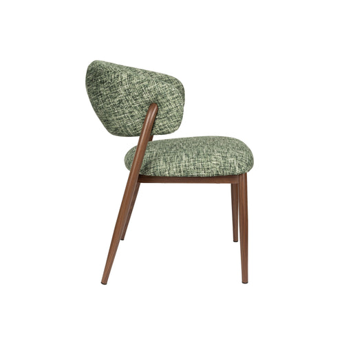 Housecraft Living Patti Eetkamerstoelen Gemêleerd Groen - Set van 2