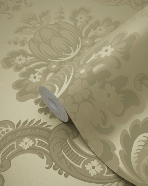 Origin Wallcoverings behang ornamenten licht glanzend goud - 53 cm x 10,05 m - 346526 - vtwonen shop