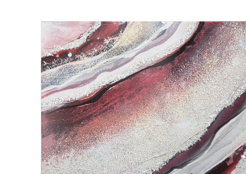 Mauro Ferretti schilderij - 80x2,8x80 cm - multicolor