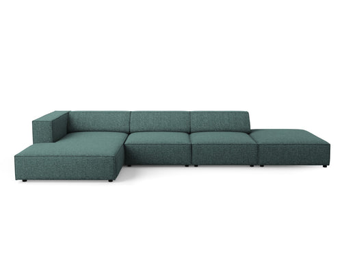 Cosmopolitan Design linker hoekbank Arendal 5-zits, chenille, olie - 166x341x70cm