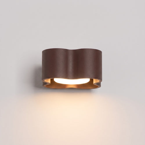 Sollux Lighting Wandlamp OVIO bruin Gx53 - 12x14,5x6cm