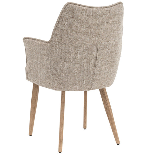DÉJA Living Eetkamerstoel Zayn - Beige/Naturel - Zithoogte 47cm - Set van 2 - vtwonen shop