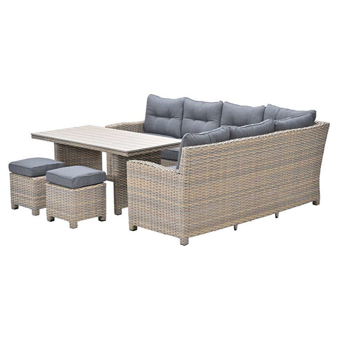 Garden Impressions Lounge dining set Alaska 6-delig links