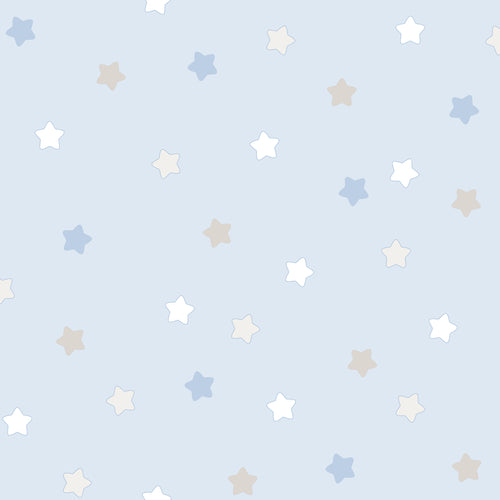 Sanders & Sanders behang sterretjes lichtblauw - 53 cm x 10 m - 640569