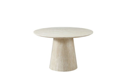 Giga Meubel Eettafel Mira Travertinlook - Rond - 120 cm - Sintered Stone