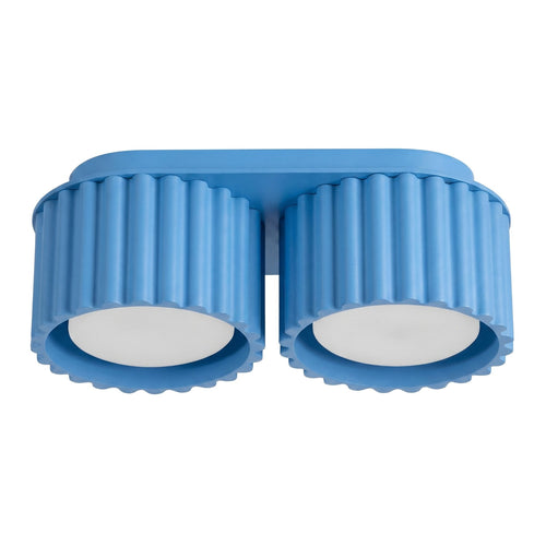 Sollux Lighting Plafondlamp AURA 2 azuur Gx53 - 21x10x8cm