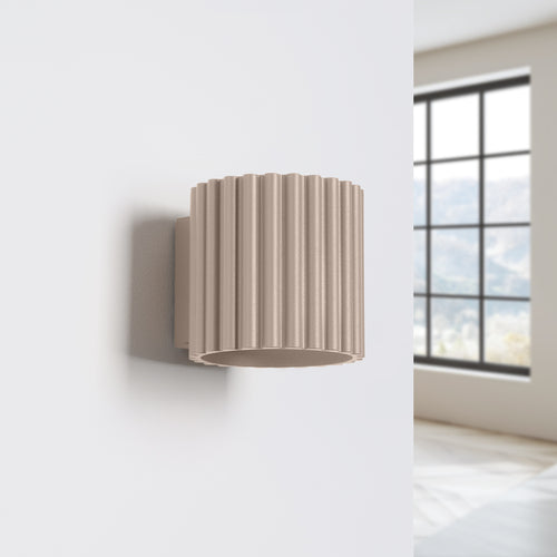Sollux Lighting Wandlamp AURA taupe G9 - 10x12x10cm
