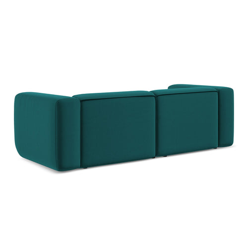 LaMiaSofa 3-zits bank Bari - velours - marien - 228x89x70