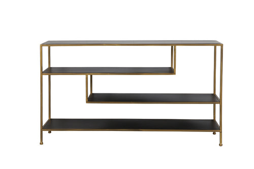Light & Living tafel Ylaya - goud - 140x35x80 cm