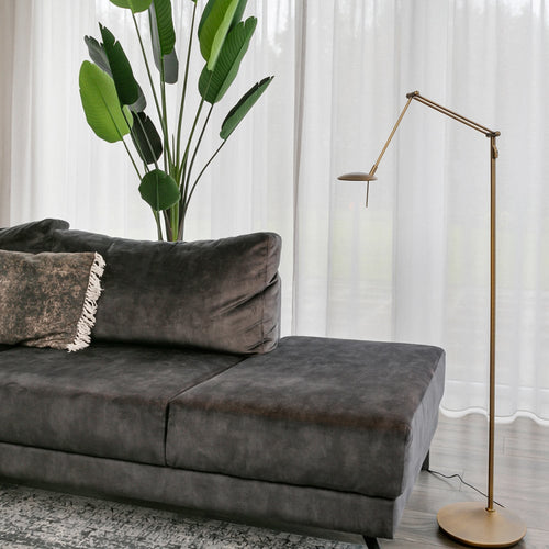 Steinhauer Zodiac Vloerlamp - Ø60cm - LED - 2700K - Brons - vtwonen shop