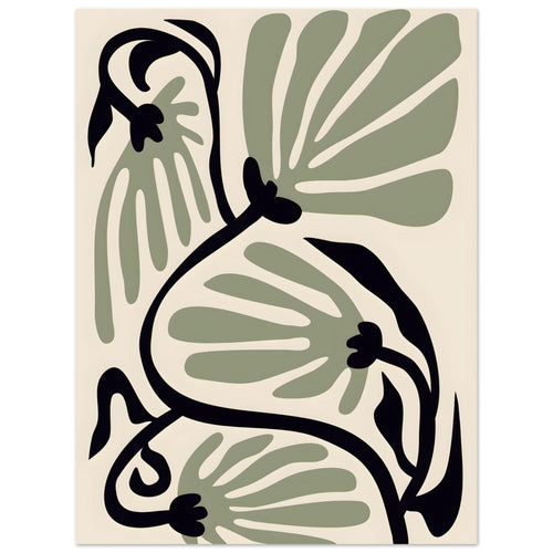 Artfulprints  Matisse – Ode to a green flower   poster 30x40 cm