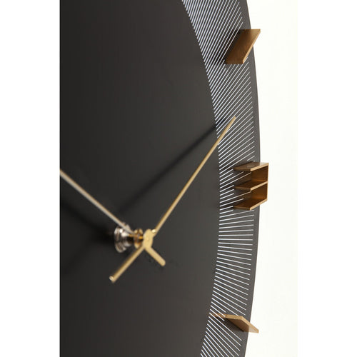 Kare Design Wandklok Leonardo zwart