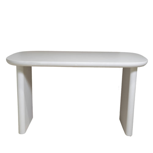 Giga Meubel Countertafel Maya - Deens Ovaal - Wit - 160 x 90 x 90 cm
