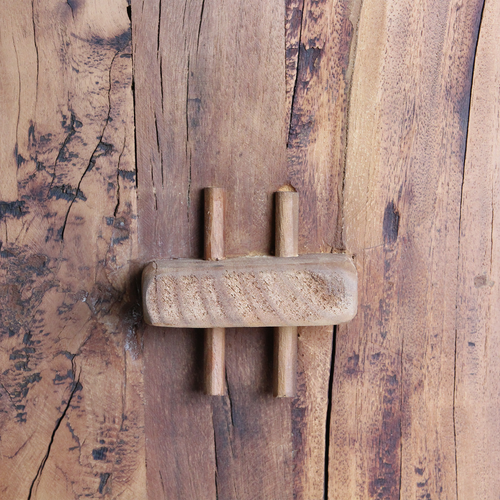 Farmwood opbergrek - FSC-gerecycled hout - 100x37x180 cm