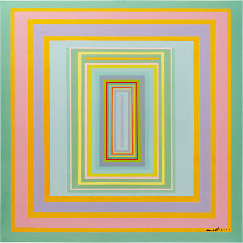 Kare Design Schilderij Tendency 140x140cm oranje - vtwonen shop