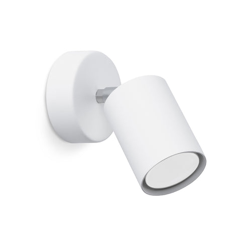 Sollux Lighting Wandlamp LEMMI 1 wit - 8x8x18,5cm