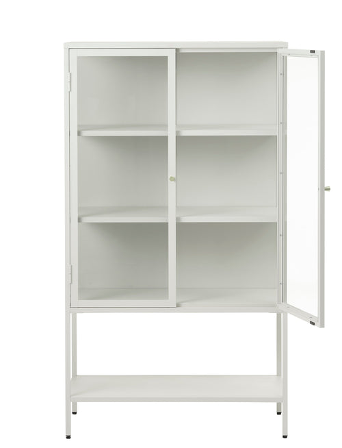 Rebellenclub Vitrinekast Nimbin - 160 x 90 cm - Wit - vtwonen shop