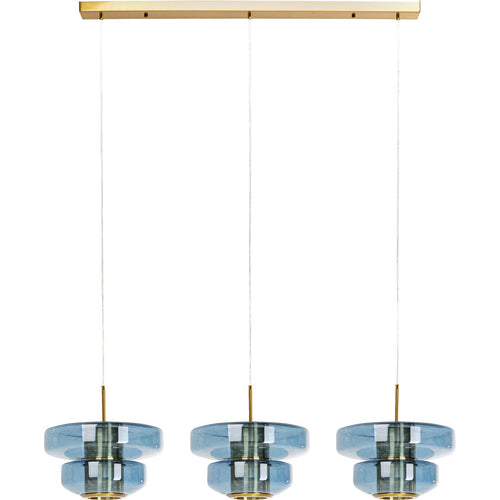 Kare Design Hanglamp Arcadia 125cm blauw