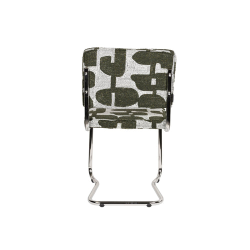 Zuiver Ridge Kink Deco Symbols Eetkamerstoelen Groen - Set van 2