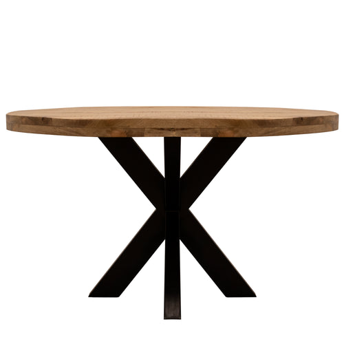 Kick eettafel Dax rond - 130cm - Mango