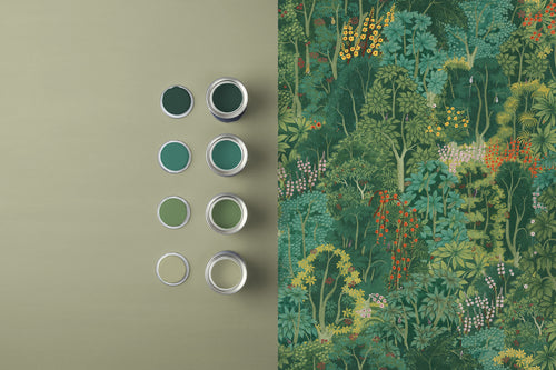 Graham & Brown Vliesbehang - New Eden Emerald  - 1000x52