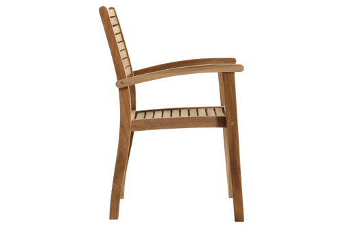 Hartman Tuinstoel Sunderland - Teak Naturel - 60x60x90cm - vtwonen shop