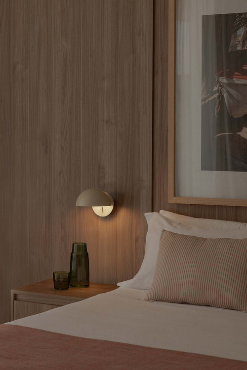 Faro Matilda Koepel Wandlamp Beige 1x E14