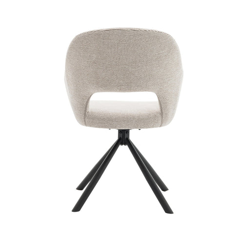 DÉJA Living Eetkamerstoel Livia - Beige - Draaibaar - Set van 2 - vtwonen shop
