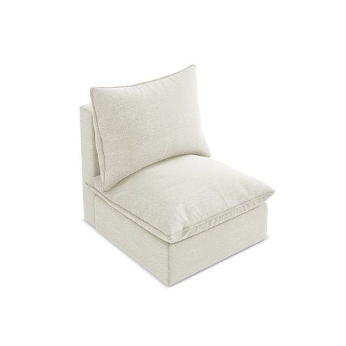 LaMiaSofa Bankmodule midden Ravenna - bouclé - zand - 75x90x77