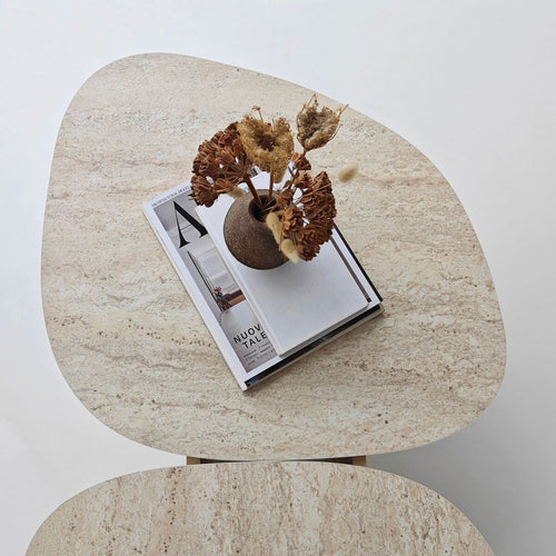 Calicosy - CELESTE Salontafel - Naturel - 125x60x38 cm