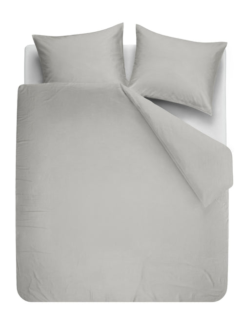 Beddinghouse Dekbedovertrek Lush - 200 x 200/220 cm - Grijs